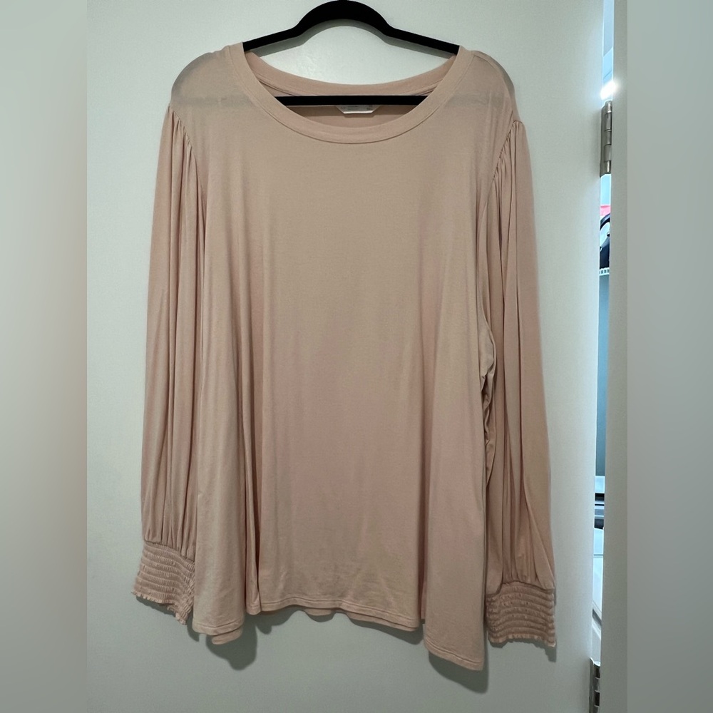 LC Lauren Conrad Soft Pink Blouse 3XL